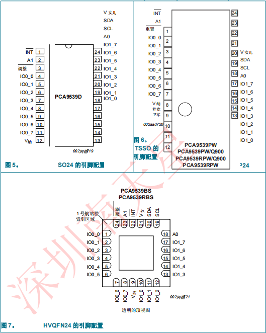 PCA9539，PCA9539R(图5)